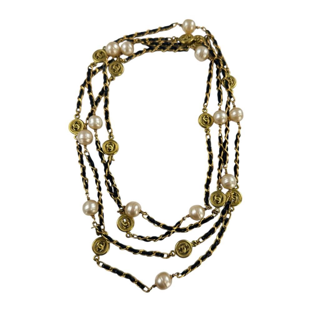 Chanel Vintage CC Long Wrap Necklace - Picture 4 of 9